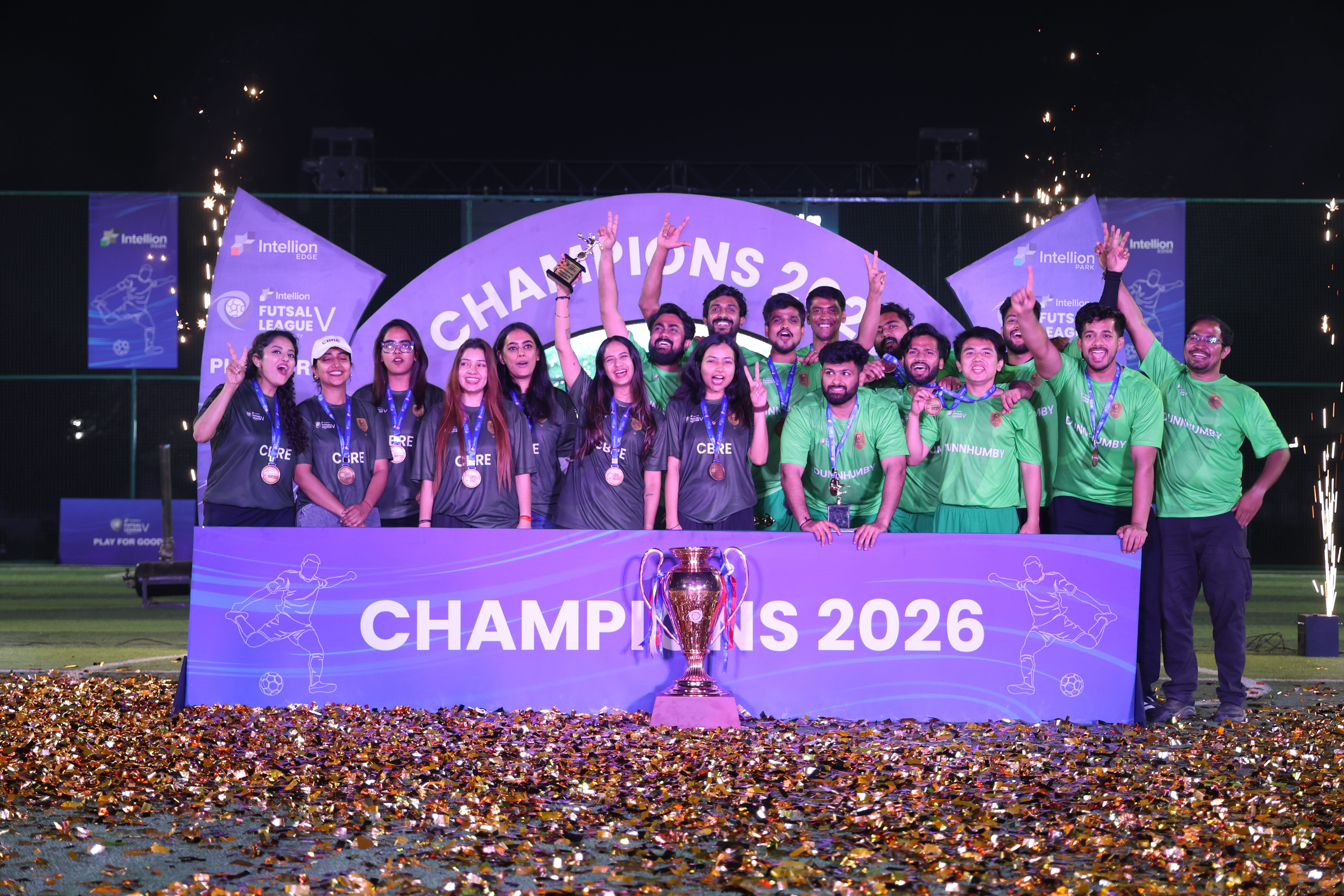 Intellion Futsal League Season V Concludes with 850 Players in Gurugram