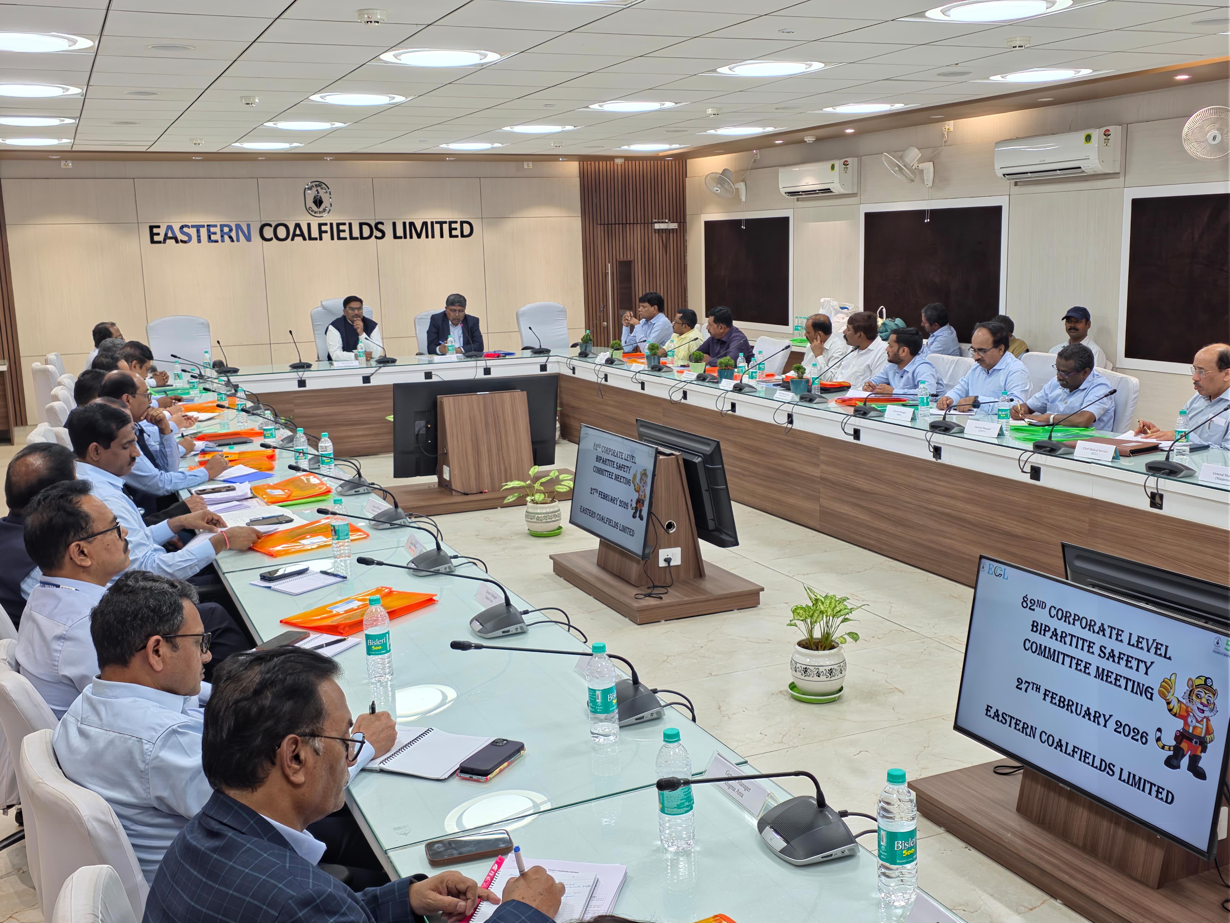 Eastern Coalfields Limited Convenes 82nd Corporate Bipartite Safety Committee Meet