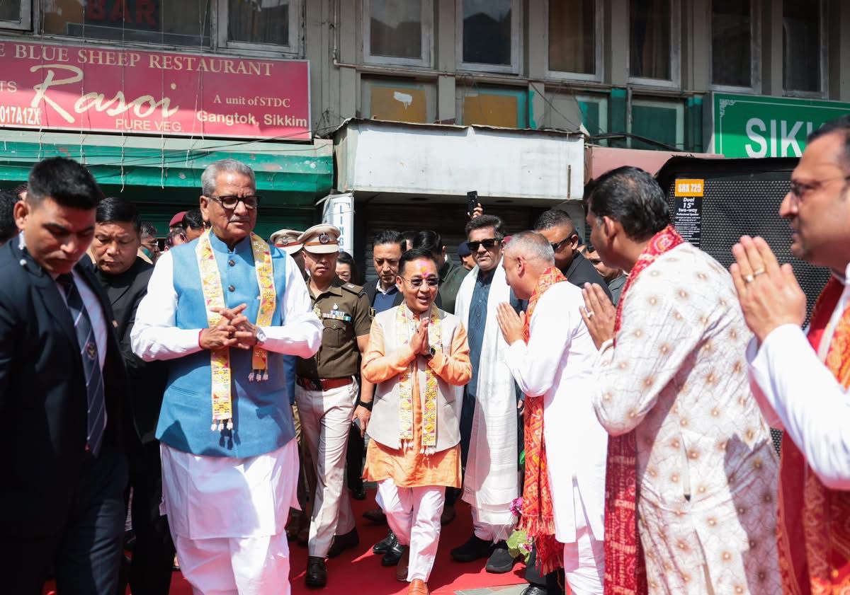 Chief Minister Prem Singh Tamang Extends Warm Holi Greetings at MG Marg Celebrations in Gangtok