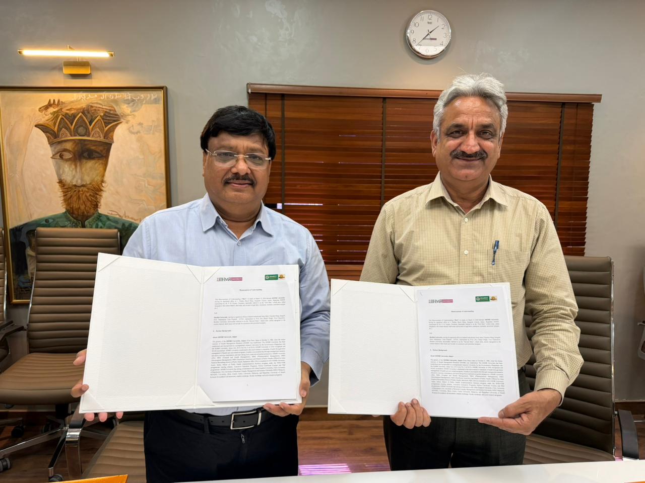 IIHMR University and Shobhit University Sign 3-Year MoU to Promote Interdisciplinary Healthcare Learning