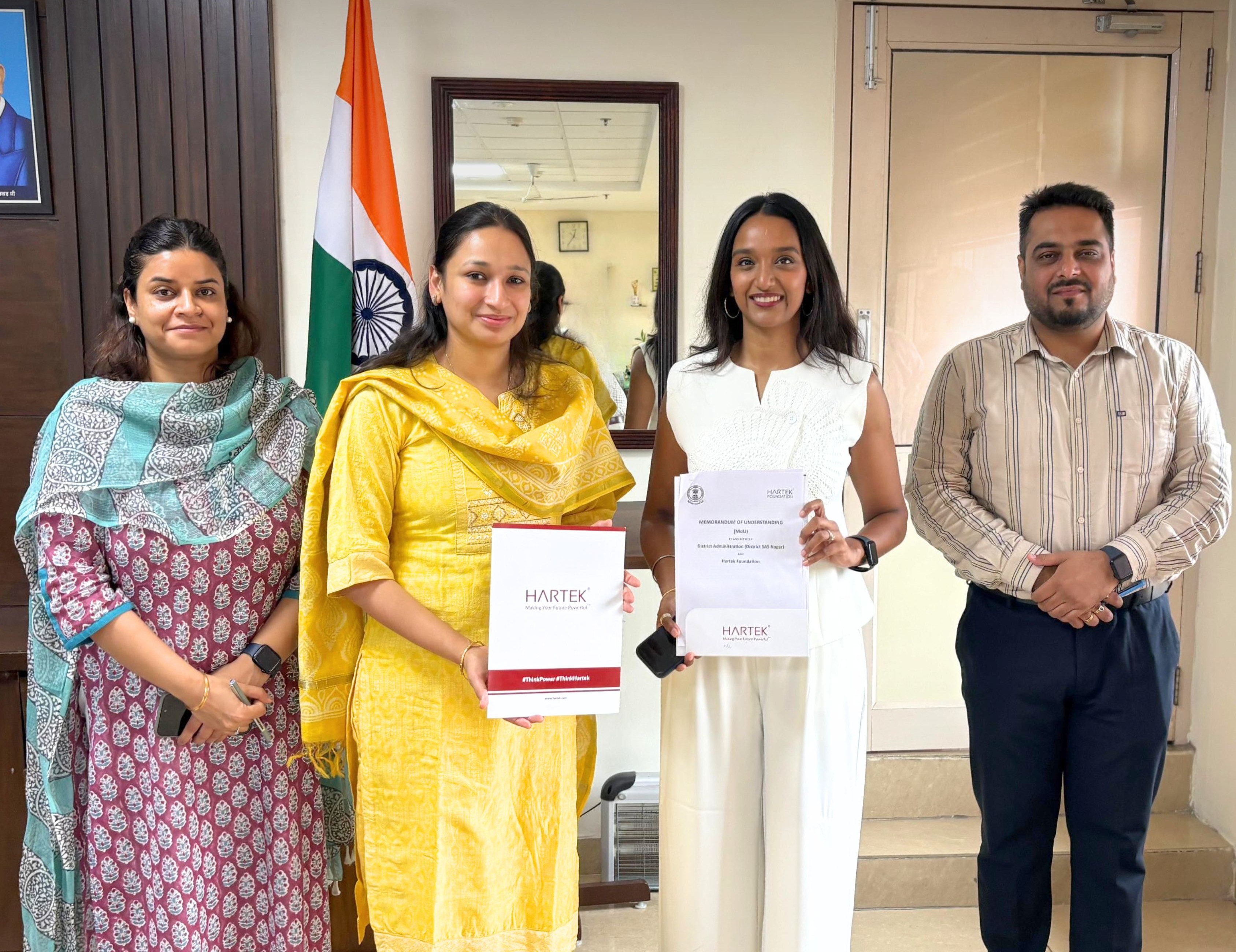 Hartek Foundation with DC Mohali Launch ADAPT Fellowship