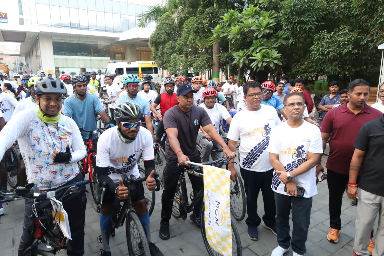 MGM Healthcare Organises &lsquo;Pedal for Liver&rsquo; Cyclothon to Raise Awareness About Fatty Liver Disease