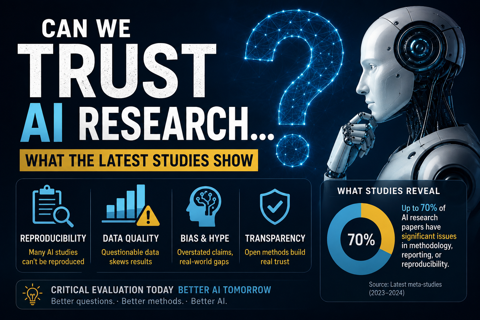 Can We Trust AI Research... What the Latest Studies Show