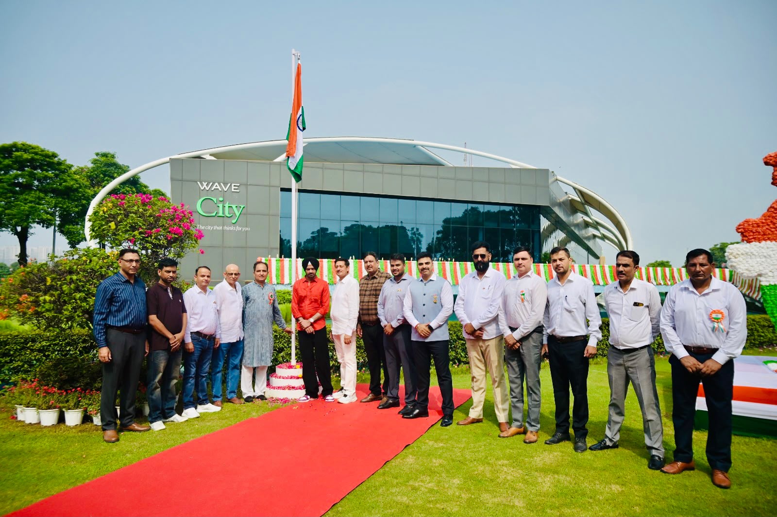 Wave City organizes flag hoisting ceremony to commemorate the 80th Independence Day