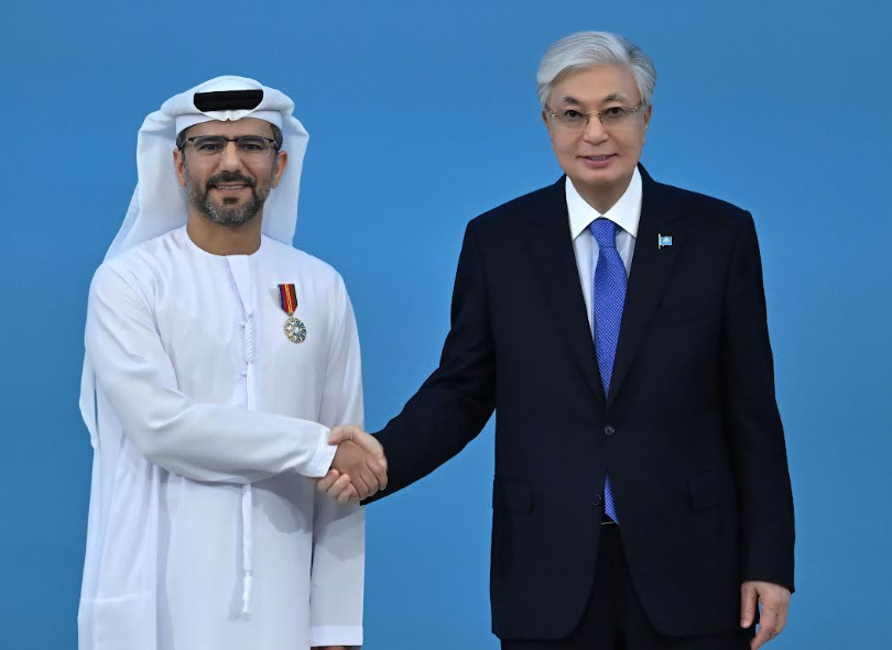 Kazakhstan President Awards AD Ports Group&rsquo;s Managing Director & Group CEO Captain Mohamed Juma Al Shamisi with the Order of Friendship