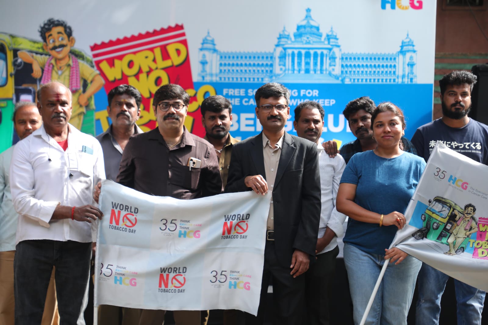 World No Tobacco Day: HCG Conducts Large-Scale Cancer Screening for Auto Drivers