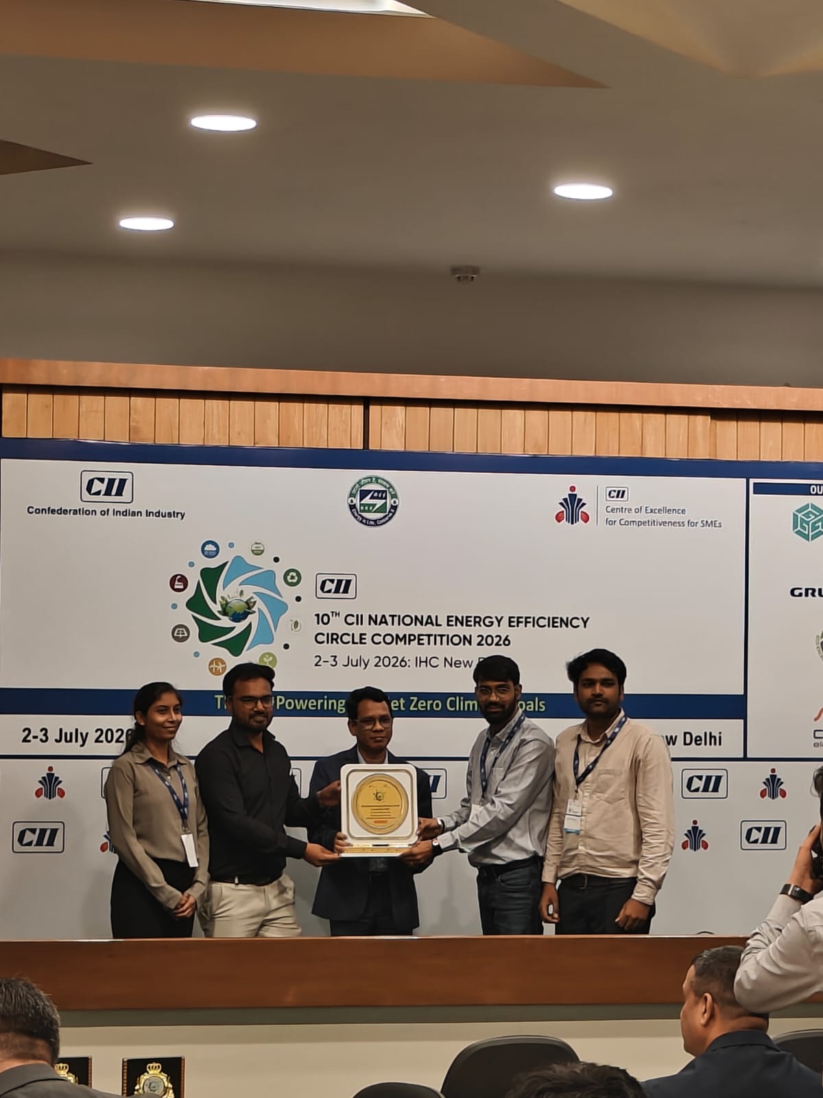 Trident Group Earns National Recognition at CII National Energy Efficiency Circle Competition 2026