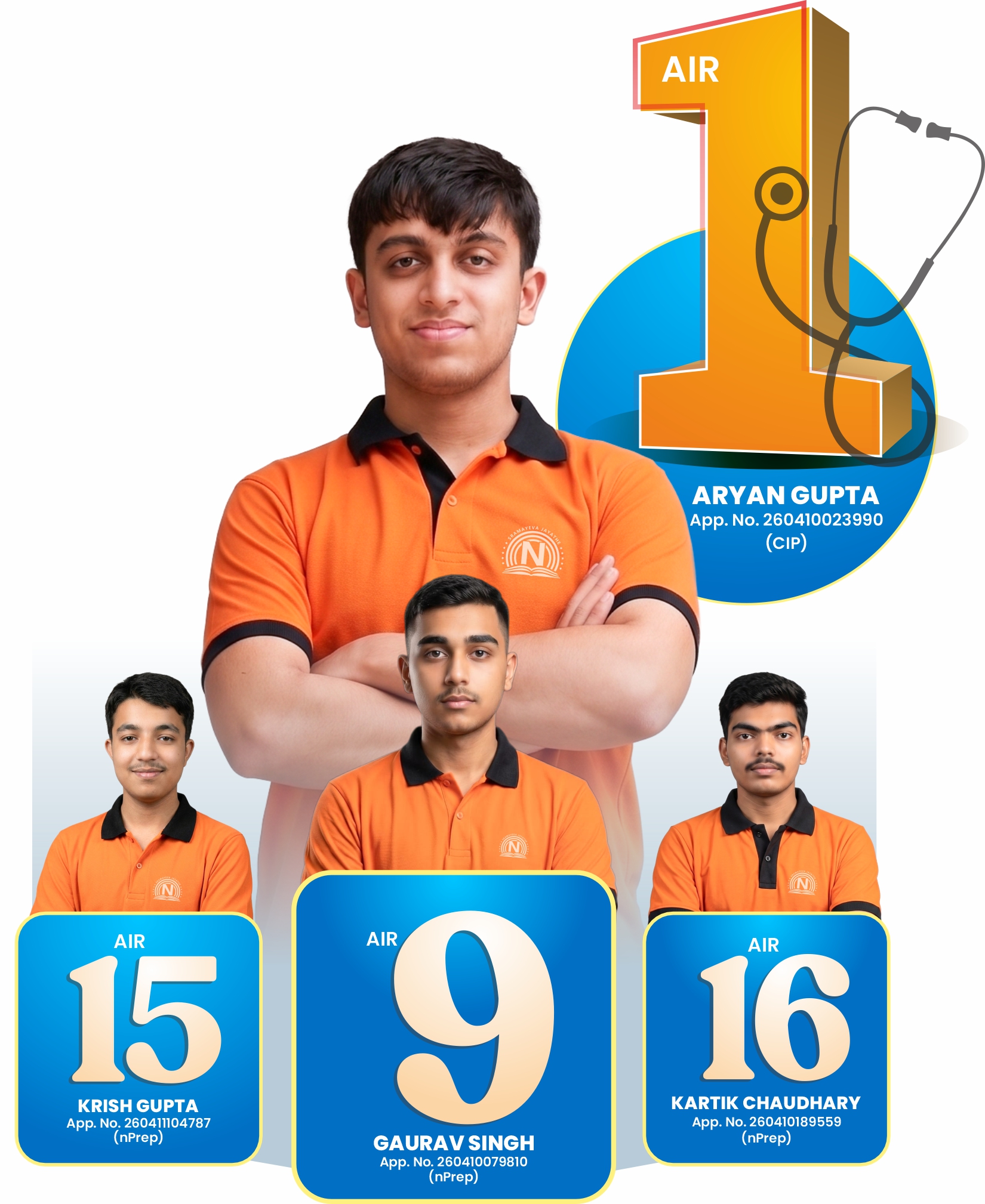 Narayana Secures AIR 1 and Four Top 20 Ranks in NEET-UG 2026