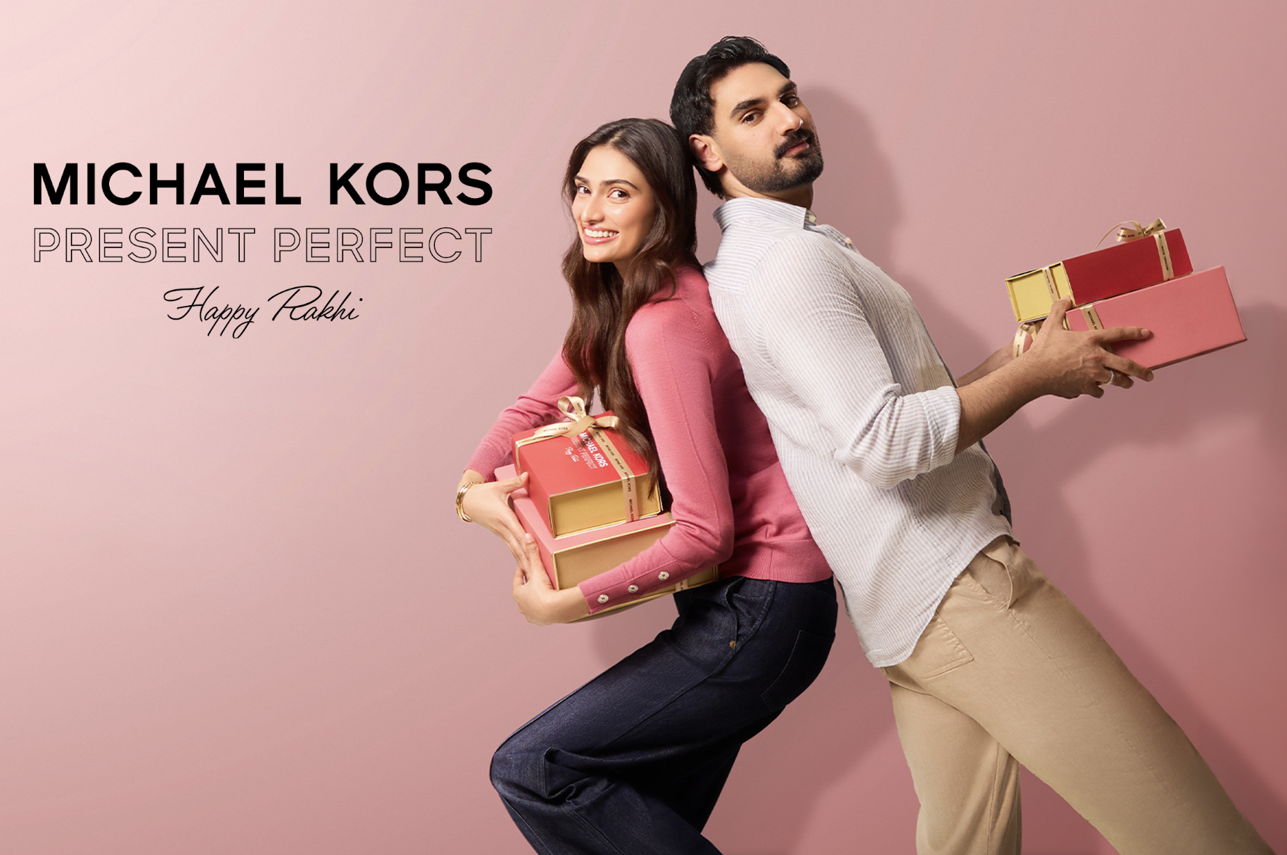 MICHAEL KORS CELEBRATES RAKSHA BANDHAN WITH “PRESENT PERFECT” CAMPAIGN AND ACTIVATION WITH ATHIYA AND AHAN SHETTY