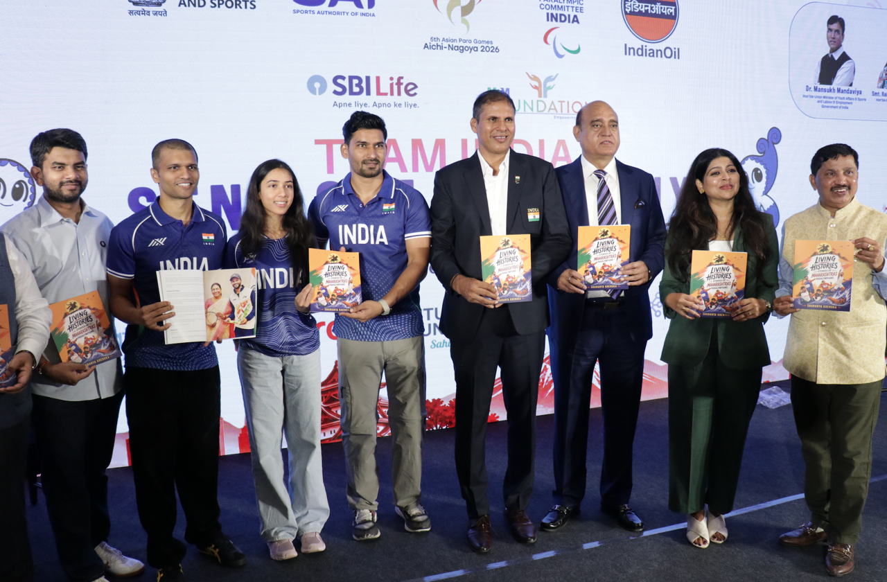 16-Year-Old Sharanya Kheruka’s Book on Maharashtra’s Para-Athletes Earns Recognition from PCI President Devendra Jhajharia