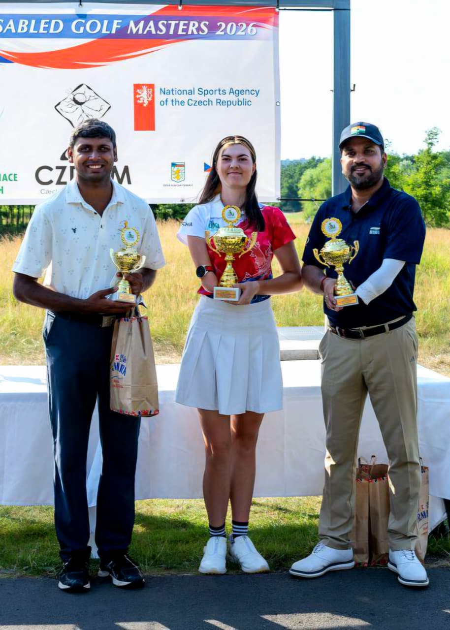 Indians secure two podium finishes at Czech Disabled Golf Masters 2026