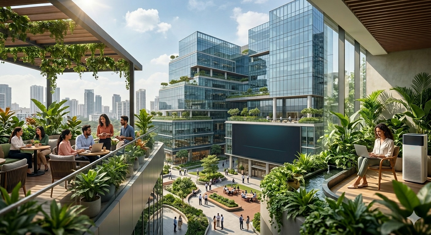 Commercial Real Estate Shifts from &lsquo;Just Offices&rsquo; to Employee-Centric Ecosystems (Article with inputs from RE industry leaders)