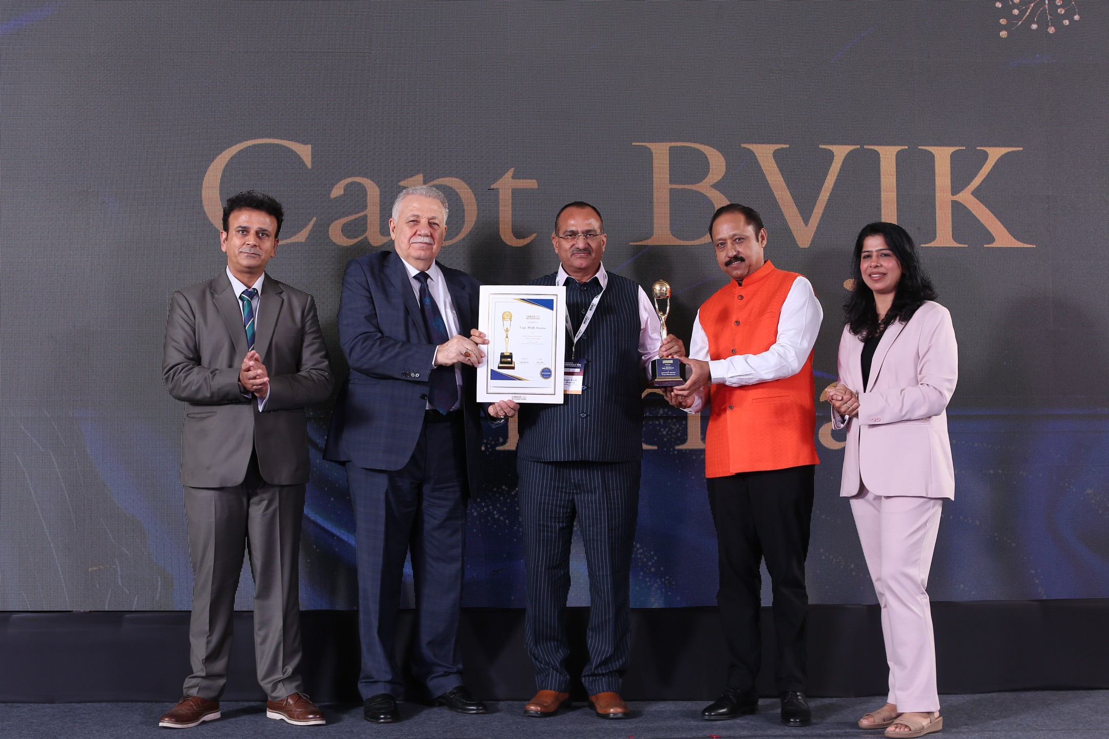 Capt. BVJK Sharma Honored with Logistics Legend - Hall of Fame Award at CargoNXT Recognitions 2026