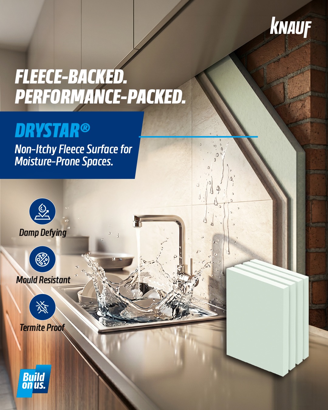 Knauf India Launches Advanced Drywall Solution &lsquo;Knauf Drystar&rsquo; for Moisture-Prone and Wet Environments