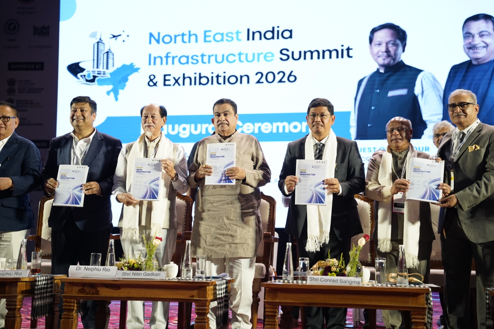 Hon&rsquo;ble Union Minister Shri Nitin Gadkari and Hon&rsquo;ble Chief Minister Shri Conrad K. Sangma Inaugurate NEIINFRA 2026