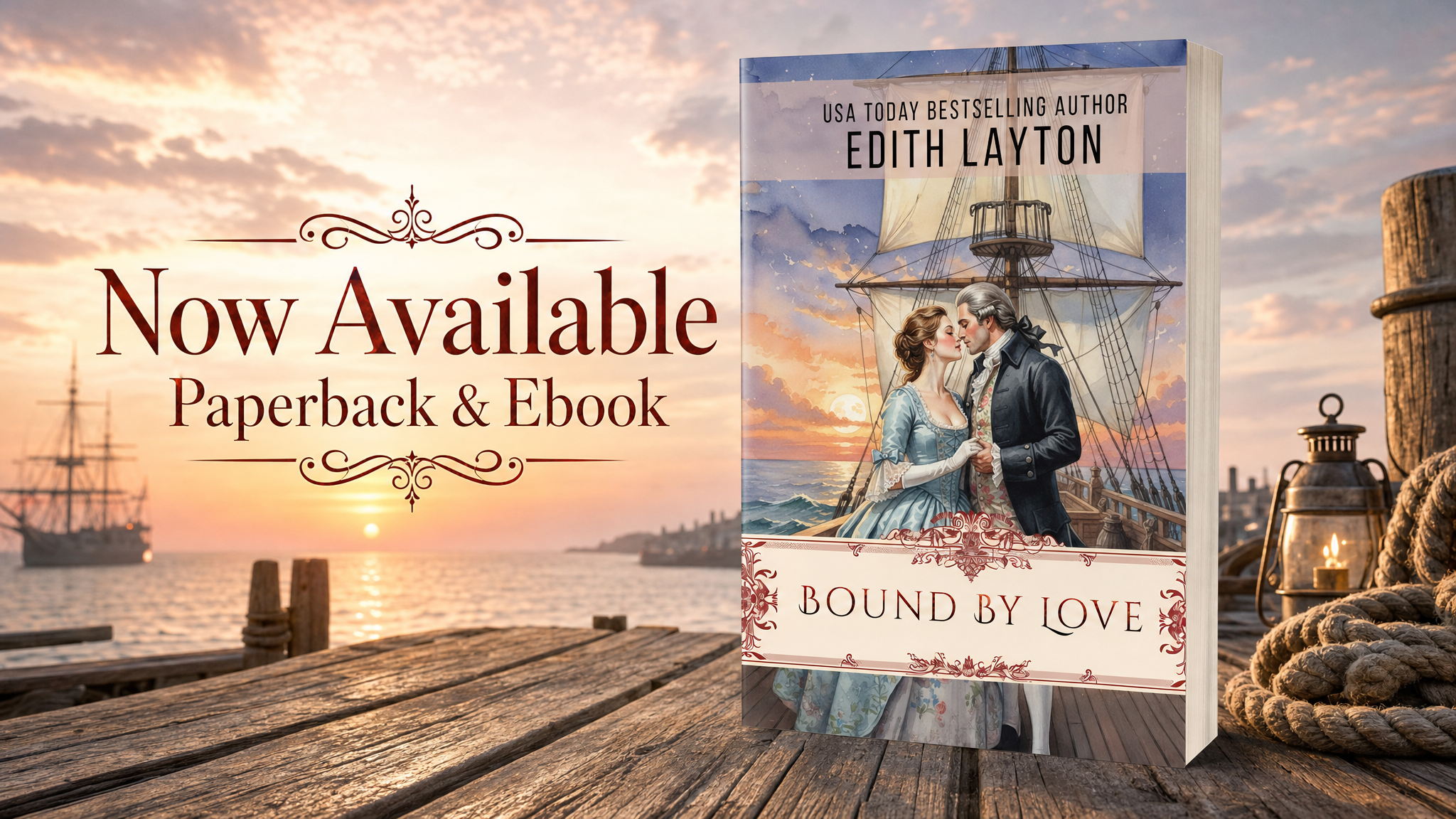 Bound by Love by Edith Layton now available from Histria Books