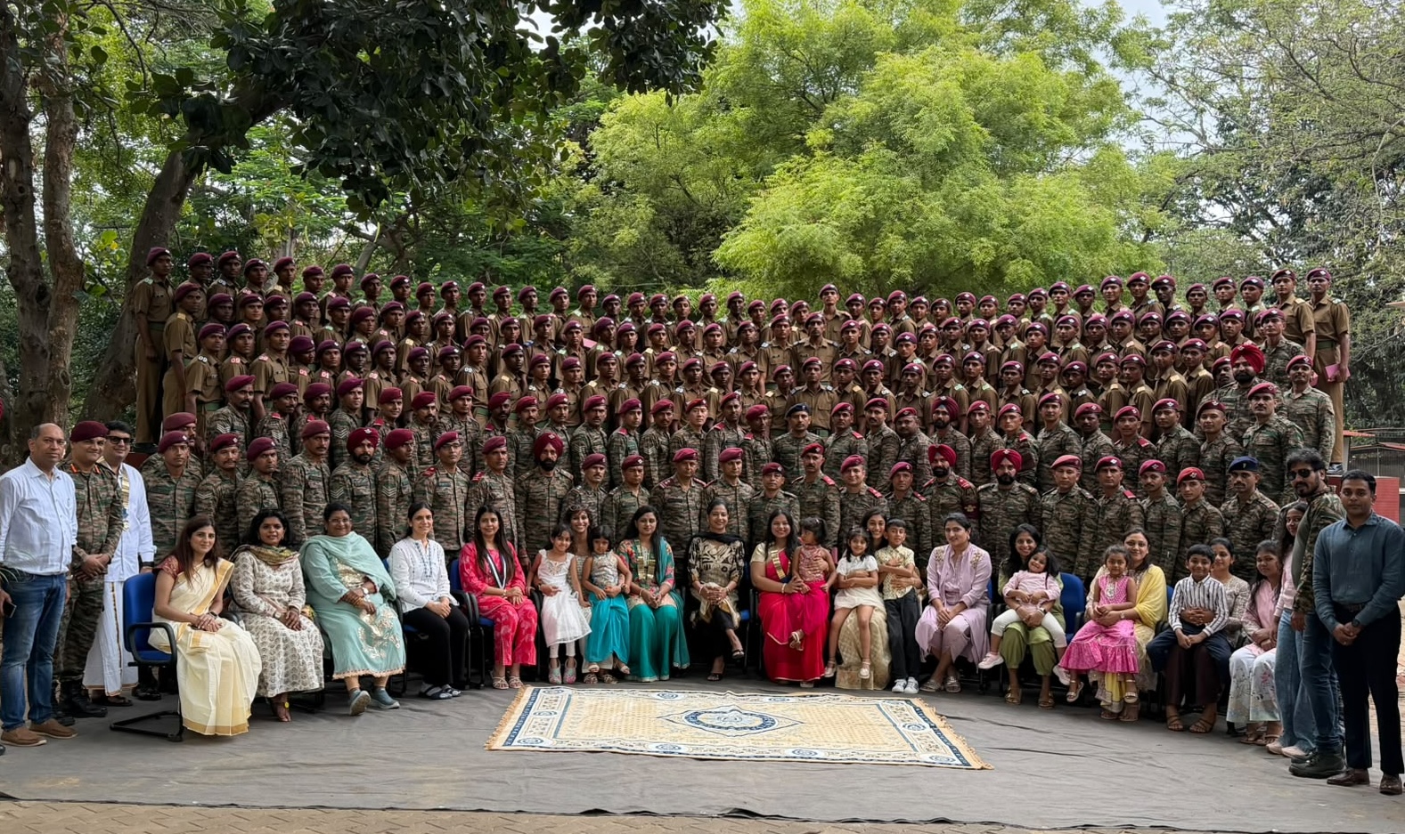 Over 200 Jawans Find  Sisters in Bengaluru as Ladies Circle India Celebrates Raksha Bandhan with Parachute Regiment