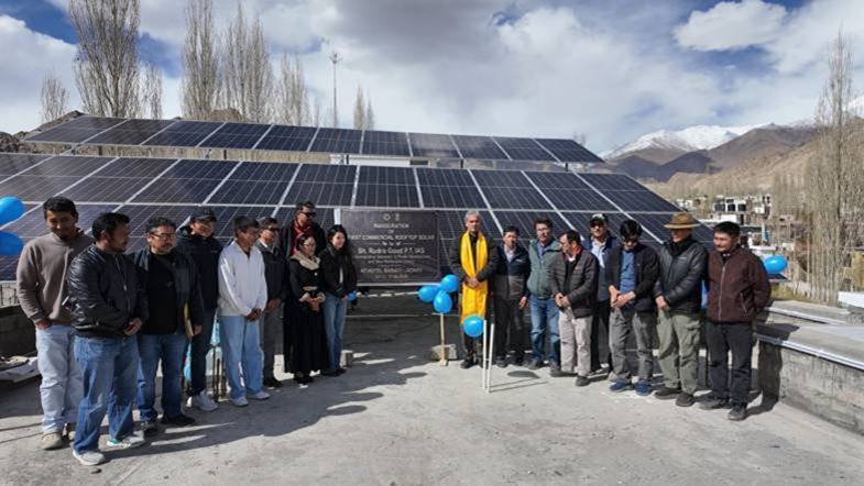 Tata Power Renewables Installs First Commercial Solar Rooftop Project in Ladakh