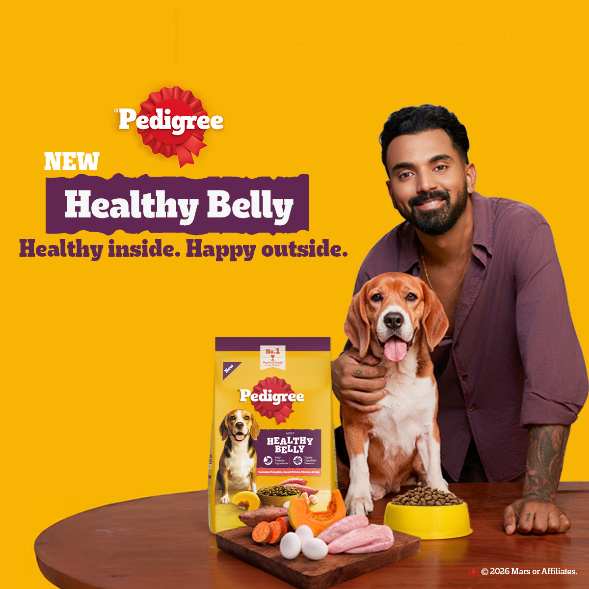 DVC Campaign Release | Pedigree joins hand with KL Rahul for its new campaign