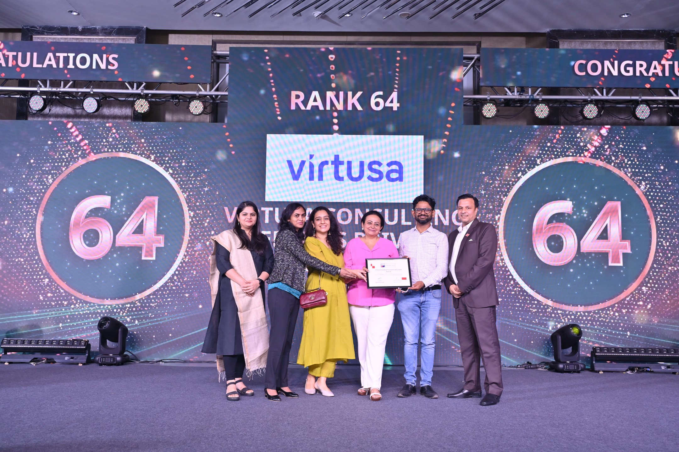 Virtusa Accelerates Workplace Transformation with 32-Position Rise in Great Place to Work India's Best Companies to Work For 2026