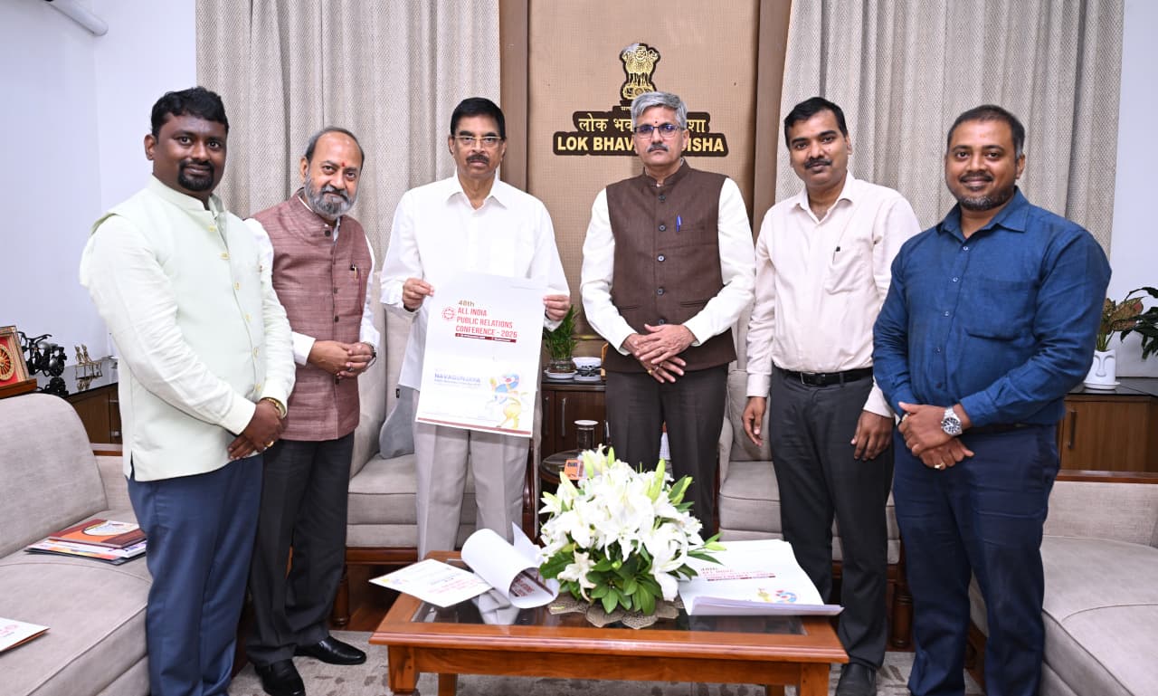 Odisha Guv Dr. Hari Babu Kambhampati Releases Poster and Brochure of 48th AIPRC-2026