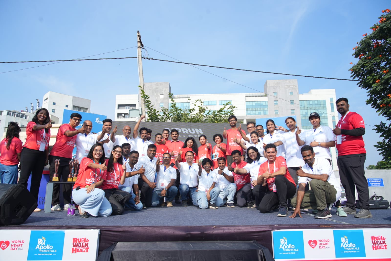 Apollo Hospitals Sarjapur Road organized a Walk & Run at Decathlon Sports