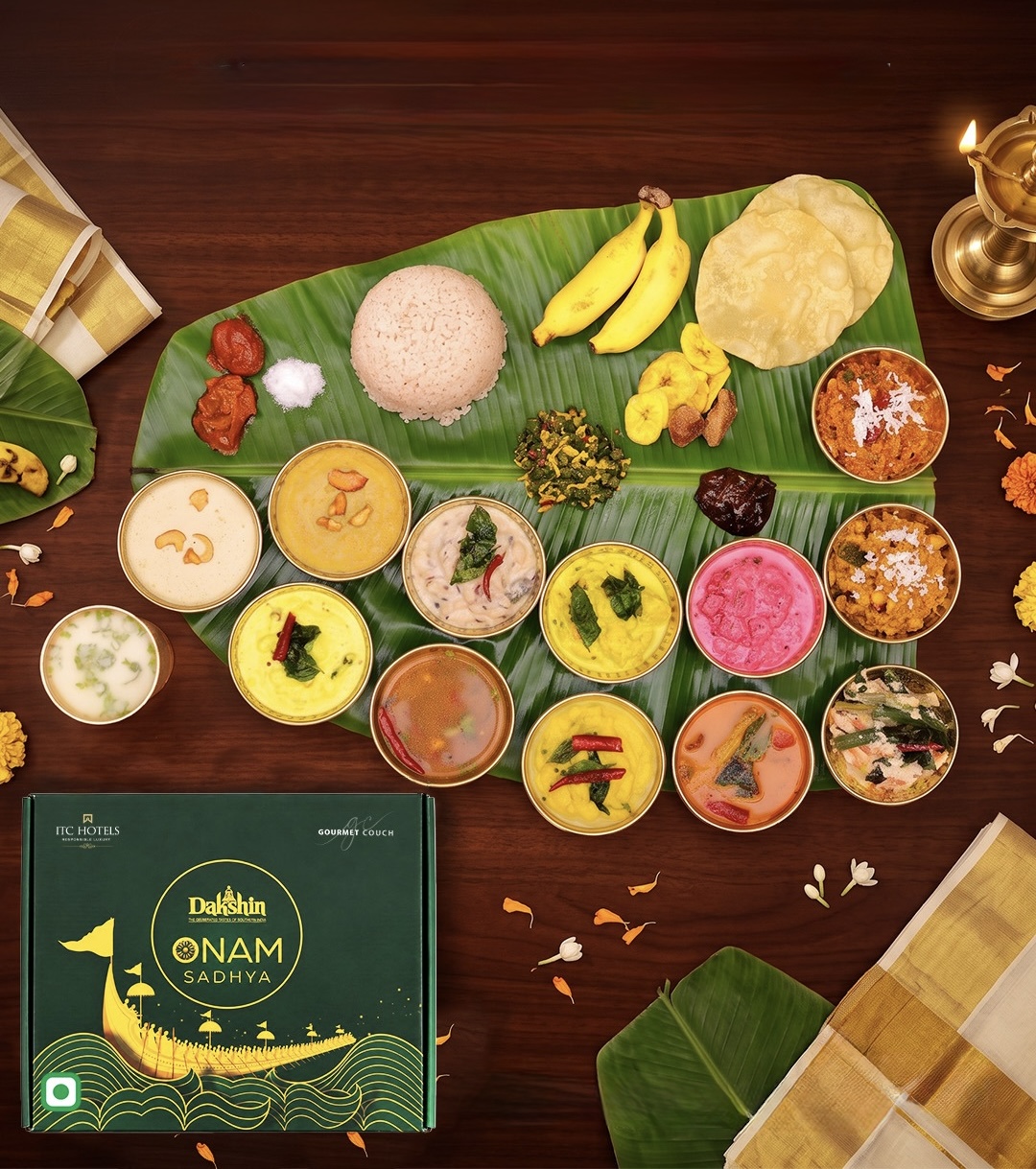 Bring Kerala's Festive Spirit Home with Gourmet Couch's Onam Sadhya