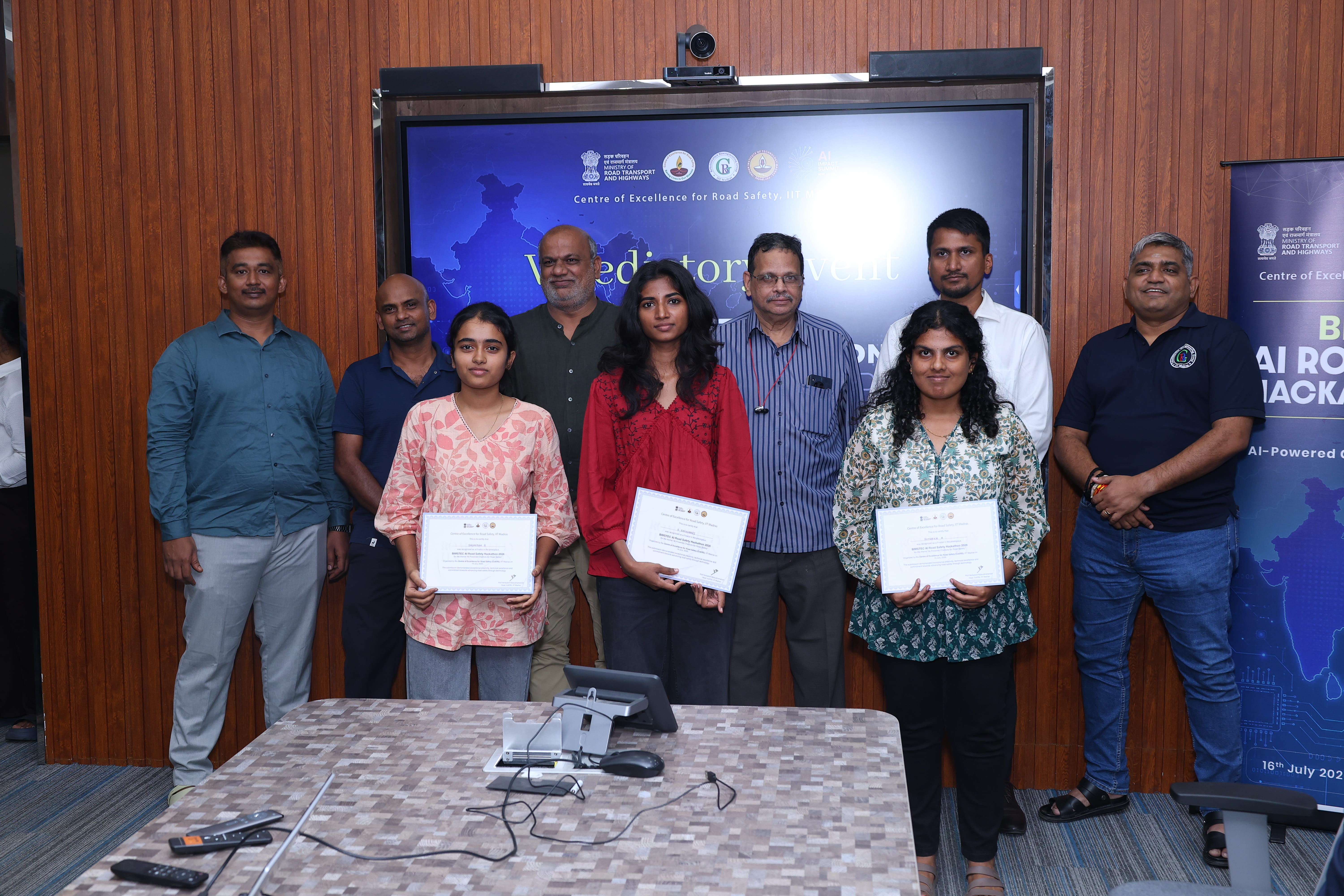 IIT Madras brings BIMSTEC nations together for its first-ever AI-Powered Road Safety Hackathon