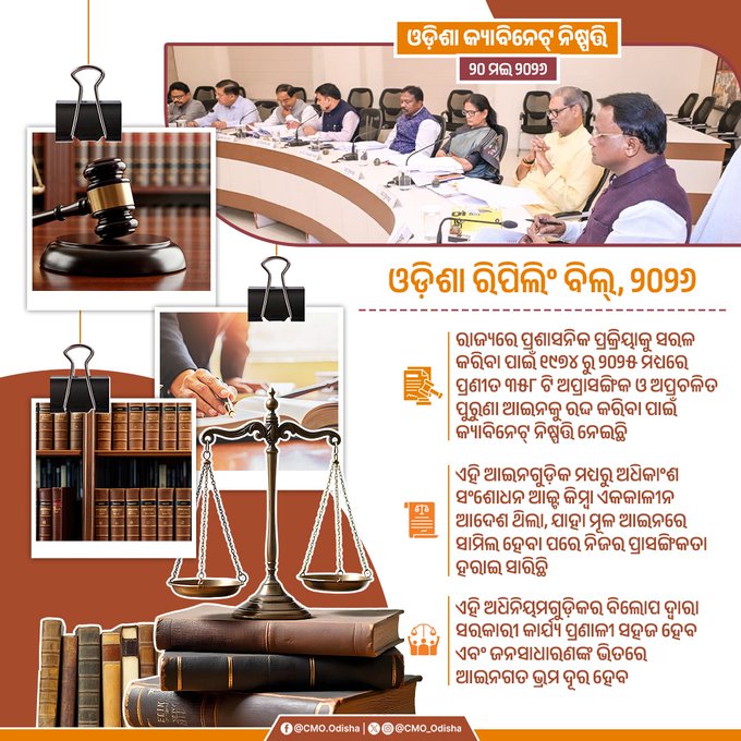 Odisha Approves Bill to Repeal 358 Outdated Laws to Streamline Governance