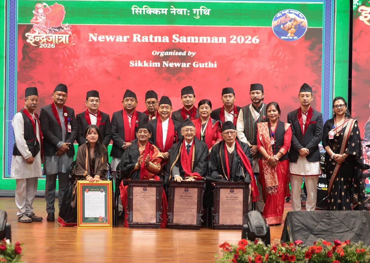 Chief Minister PS Tamang Attends Indrajatra Celebration in Gangtok