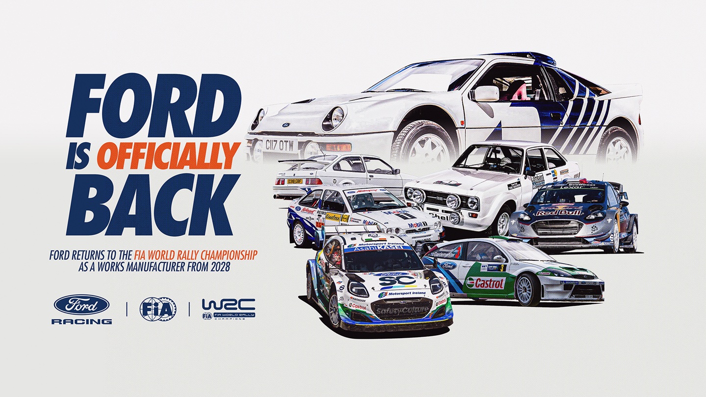 &lsquo;DEAL OF THE CENTURY&rsquo; PAYING DIVIDENDS FOR FIA WORLD RALLY CHAMPIONSHIP AS FORD RACING CONFIRMS ITS RETURN FROM 2028