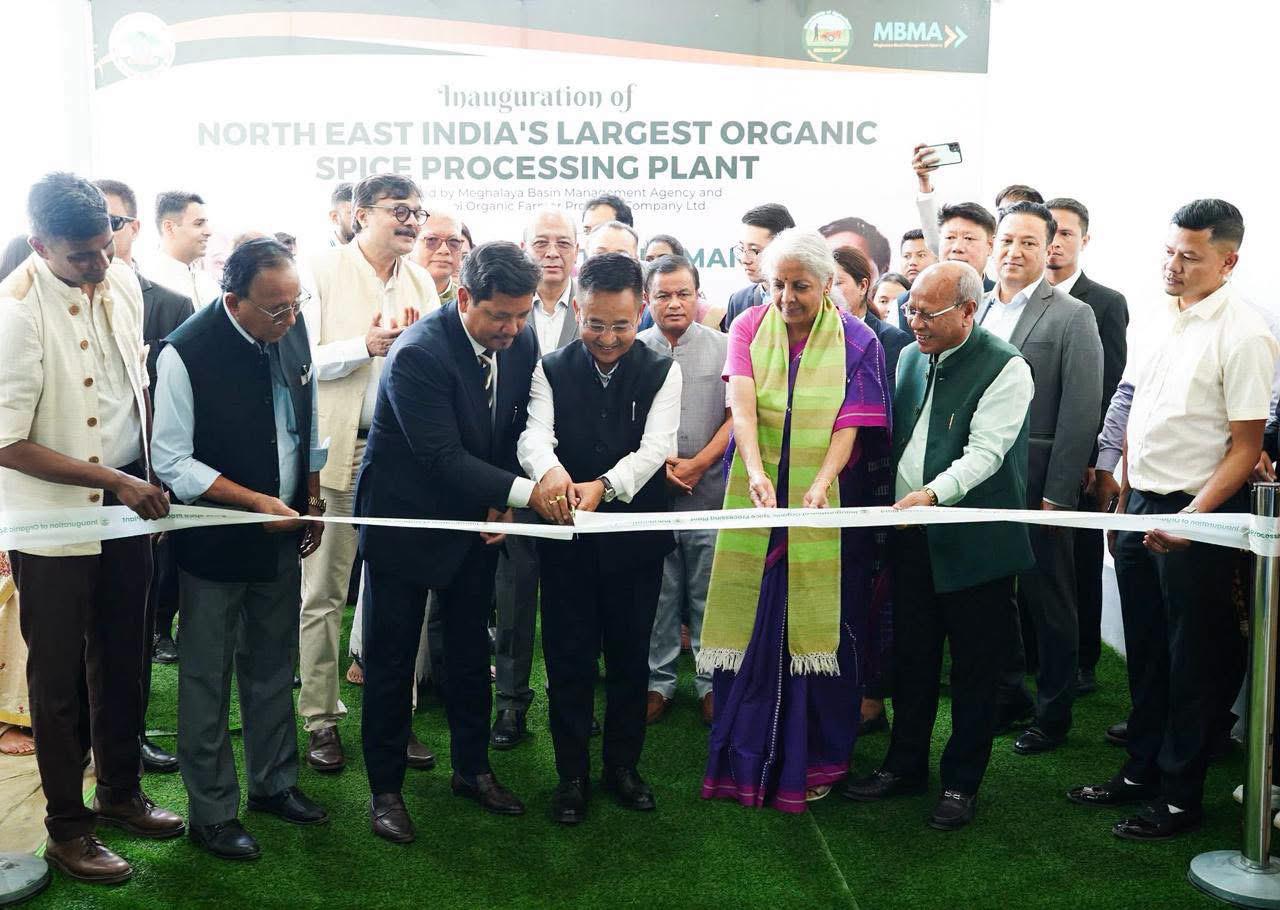 Chief Minister Attends Inauguration of Northeast India&rsquo;s Largest Organic Spice Processing Plant in Meghalaya