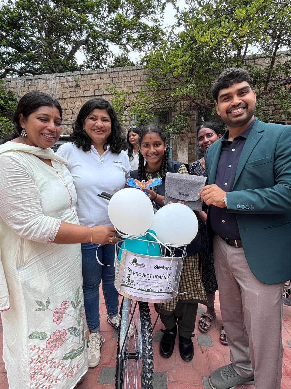 Aahwahan Foundation and Steelcase Empower School Girls Through Project Udaan at a Government School in Bengaluru