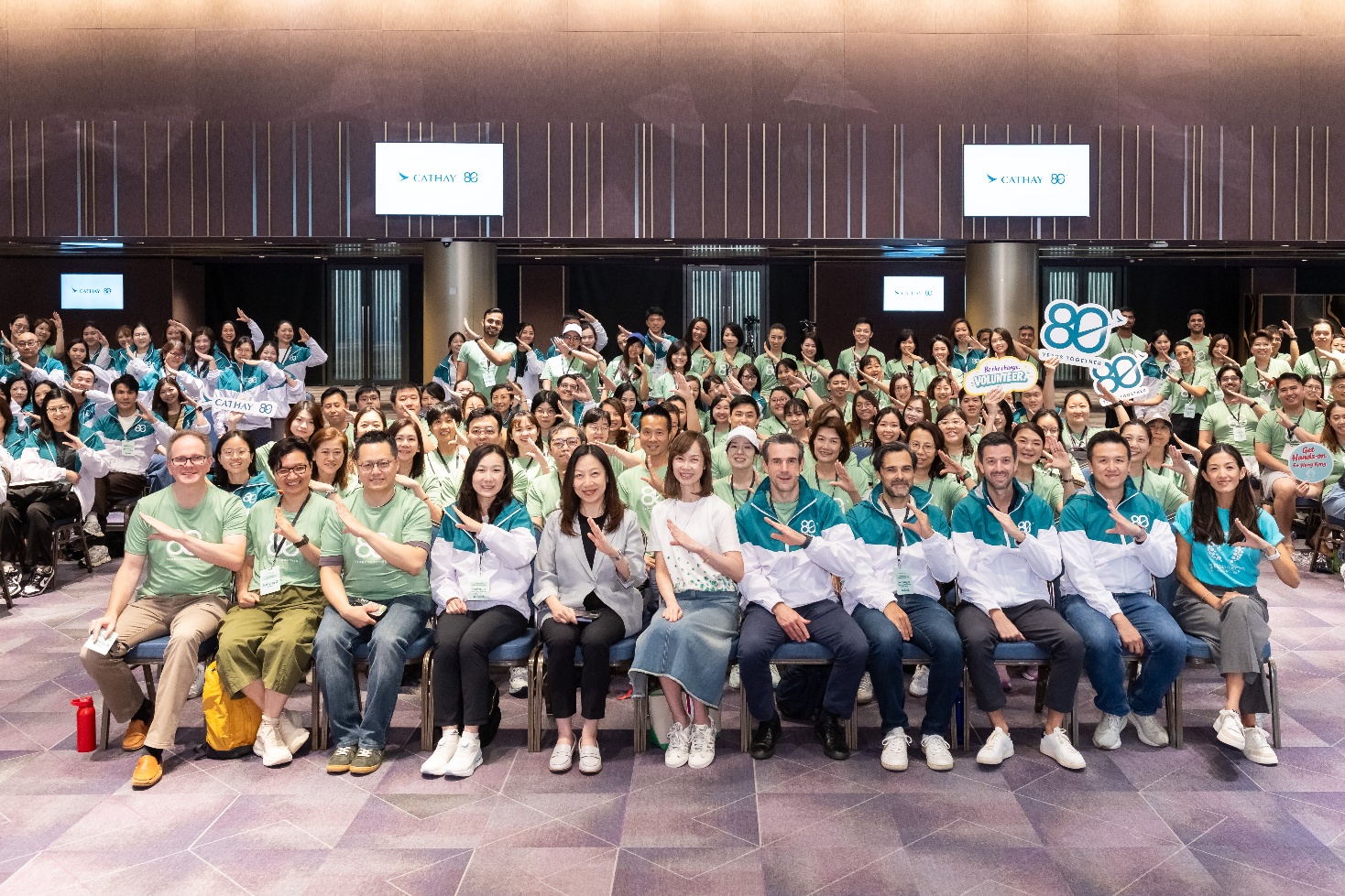 Cathay celebrates its 80th anniversary by giving back to the community