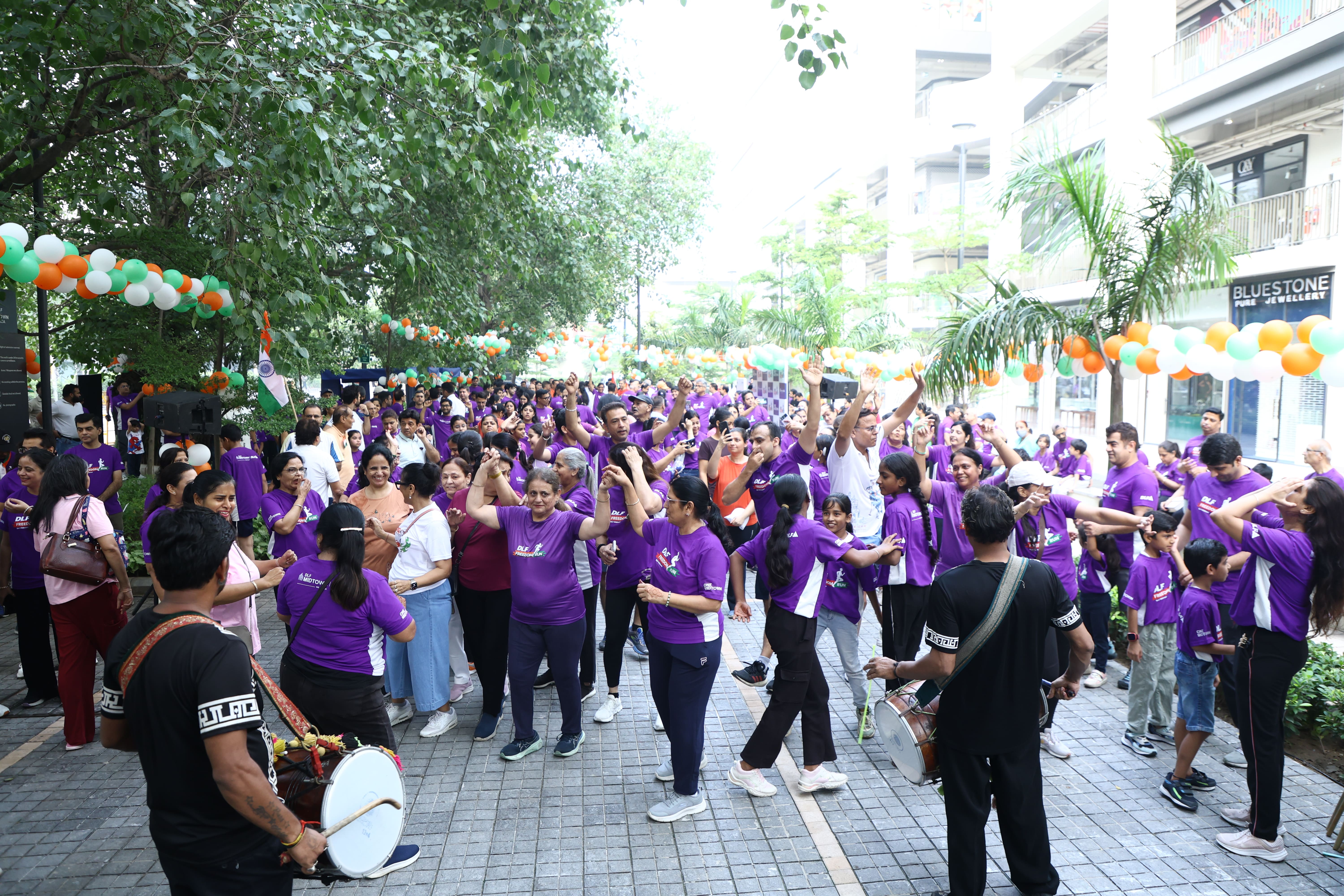 DLF celebrates the 80th Independence Day with the ‘Freedom Run’ at DLF Midtown, Moti Nagar