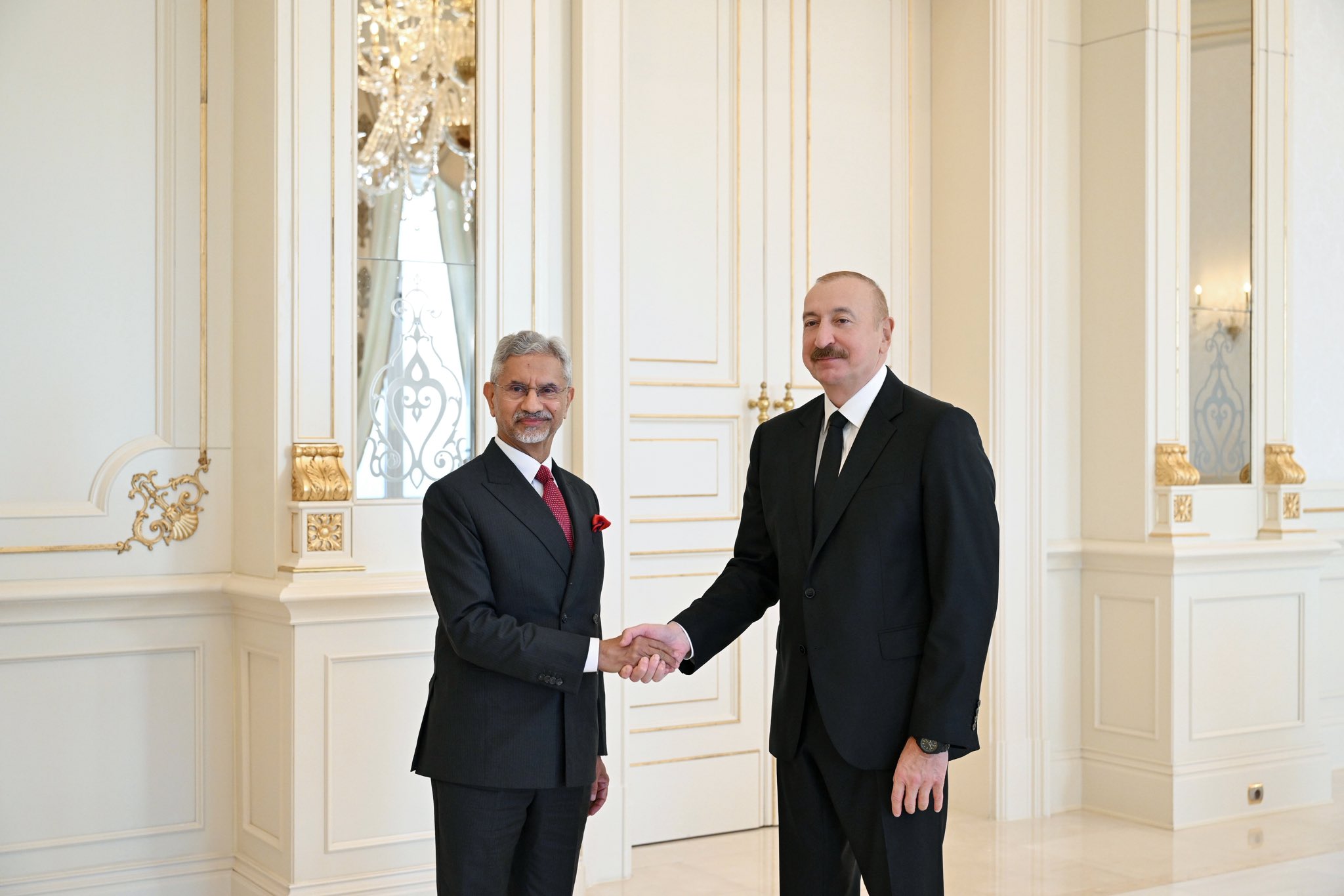 Jaishankar Meets Azerbaijan President Aliyev in Baku, Pushes for Stronger India Ties