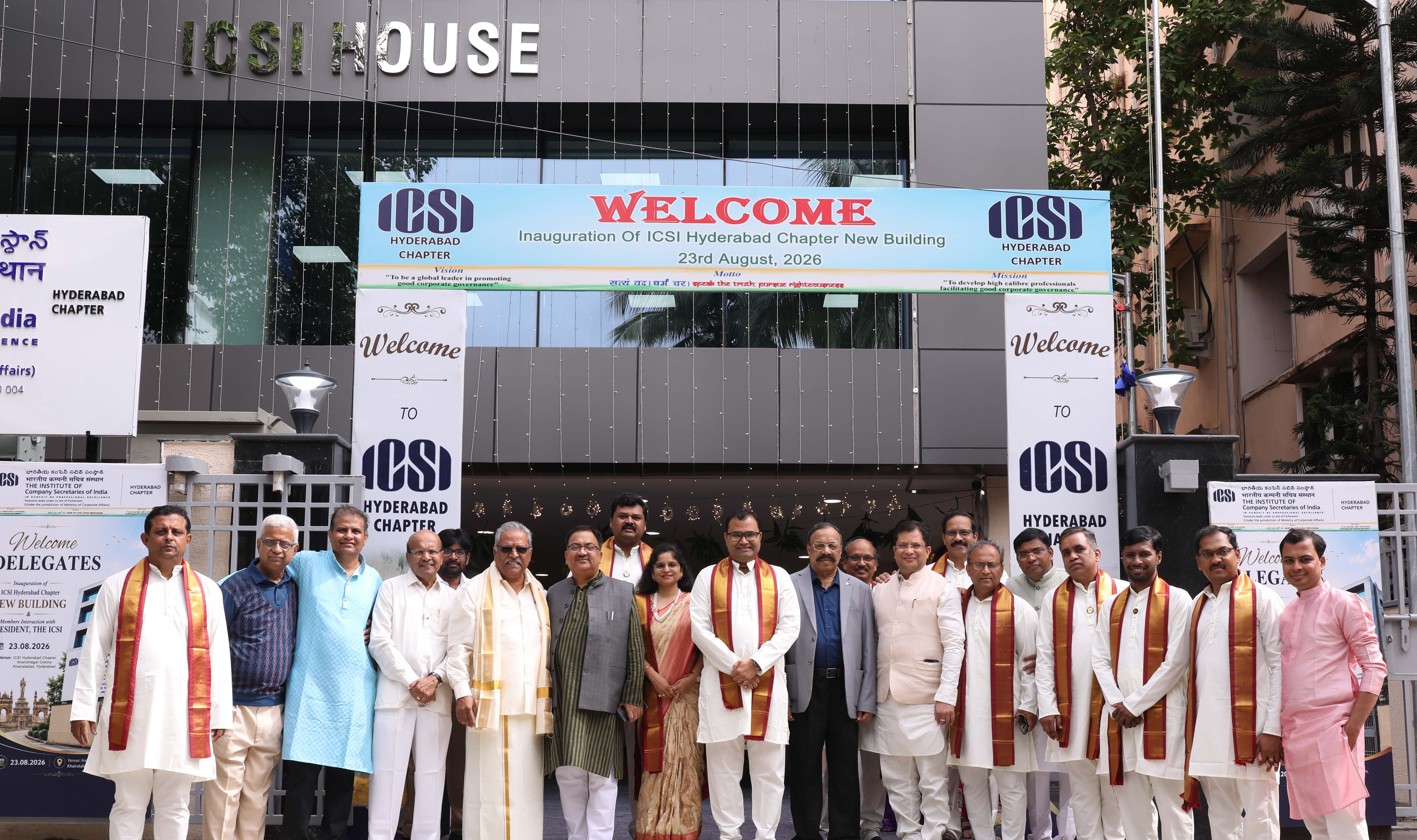 ICSI Hyderabad Chapter inaugurates new five-storey building with INR 10 crore investment