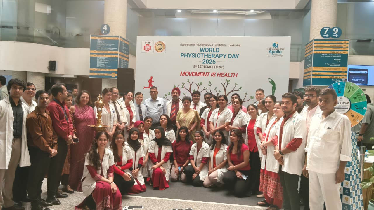 Indraprastha Apollo Hospitals Marks World Physiotherapy Day 2026 with Move More, Live Healthier Initiative