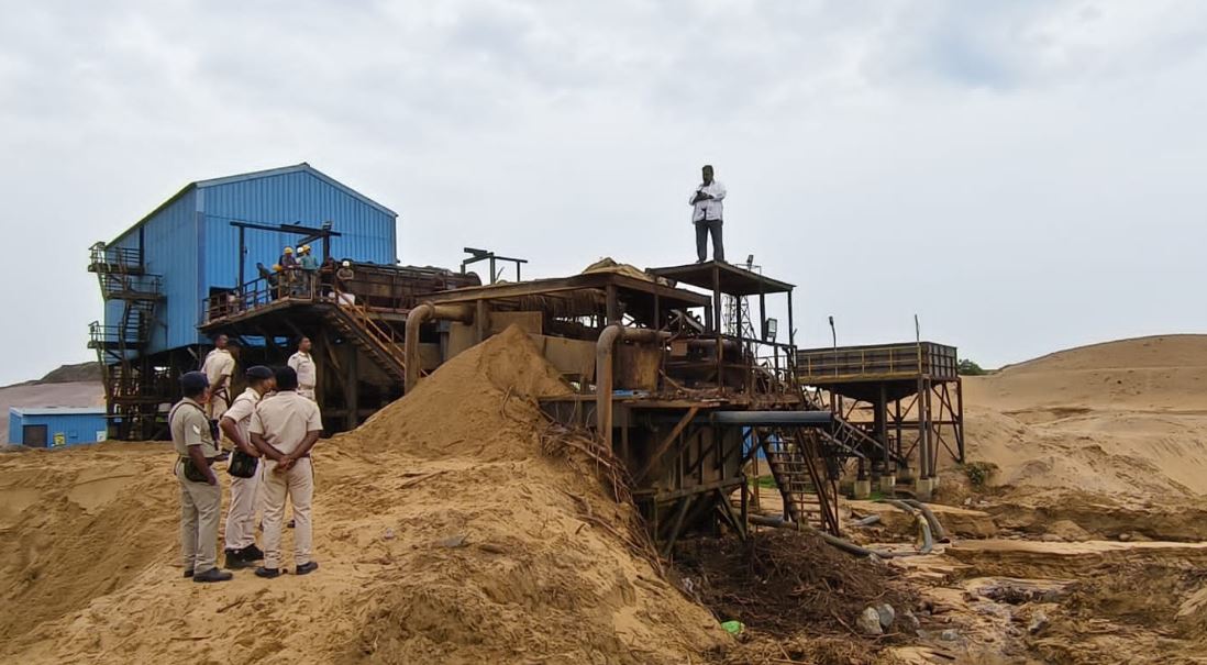 Sub-Contractor Climbs Machinery at IREL Plant, Alleges Non-Payment of Dues Worth Lakhs