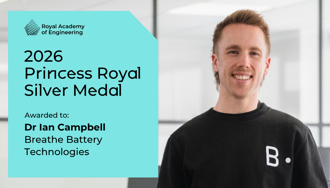 Top UK engineers to receive&nbsp;The&nbsp;Princess Royal Silver Medal