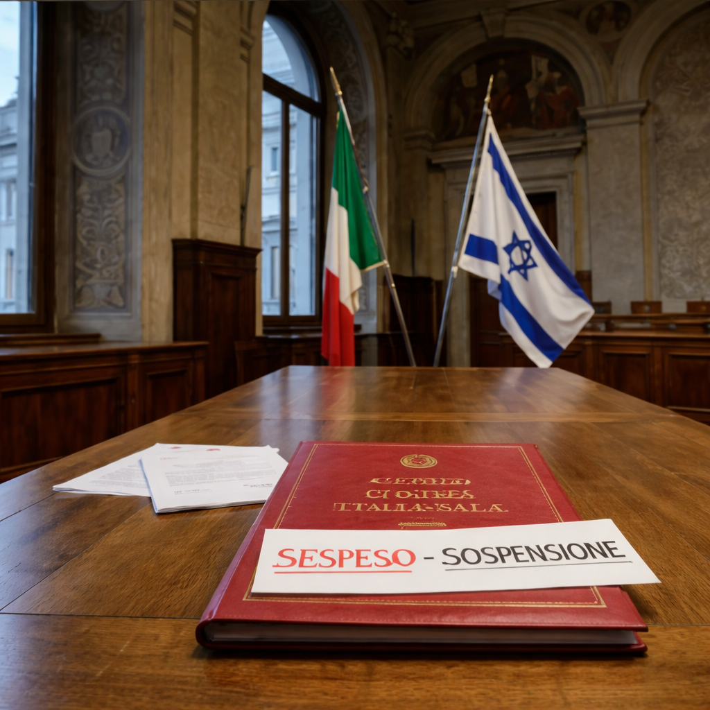 Italy pauses defence ties with Israel, signals policy shift