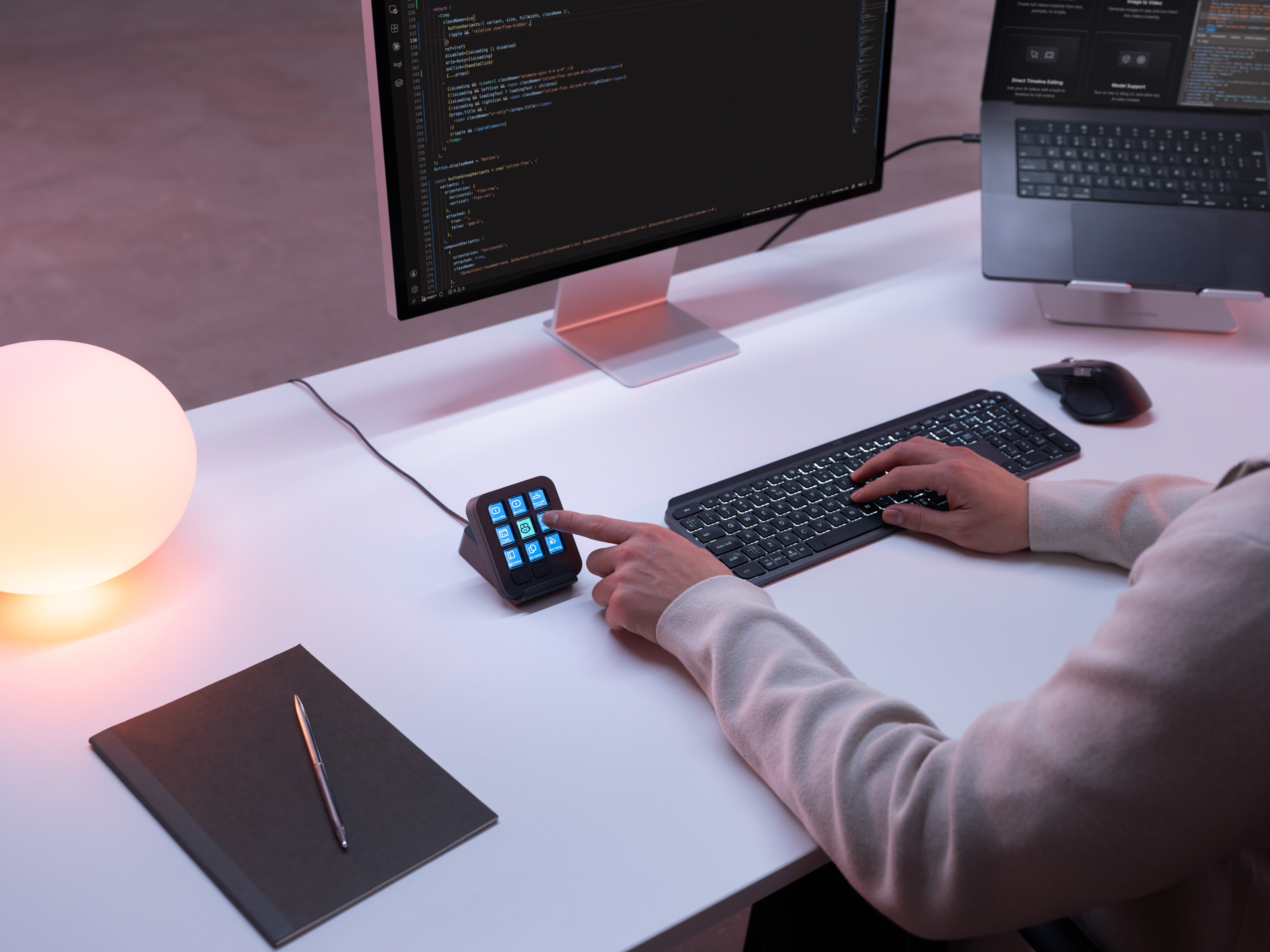 Logitech Unveils MX Keypad: The First MX Multi-App AI Control Center for Developers