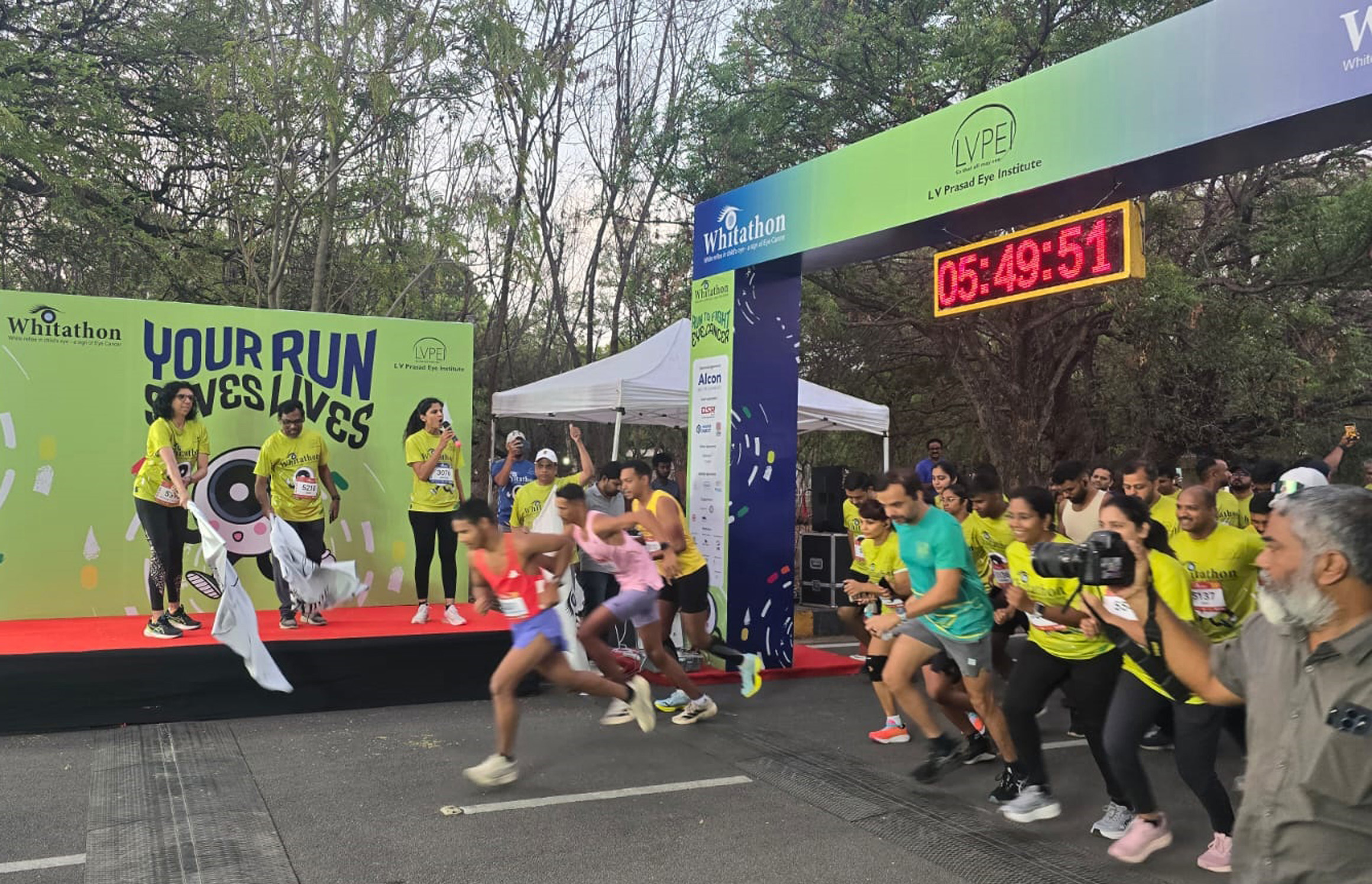 L V Prasad Eye Institute&rsquo;s flagship Eighth Edition of WHITATHON Run to Raise Awareness and Funds for Retinoblastoma Treatment held