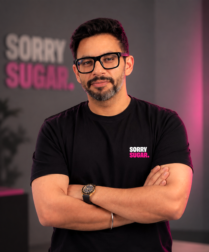 Palash Arneja, Joins SORRY SUGAR as Founder & CEO