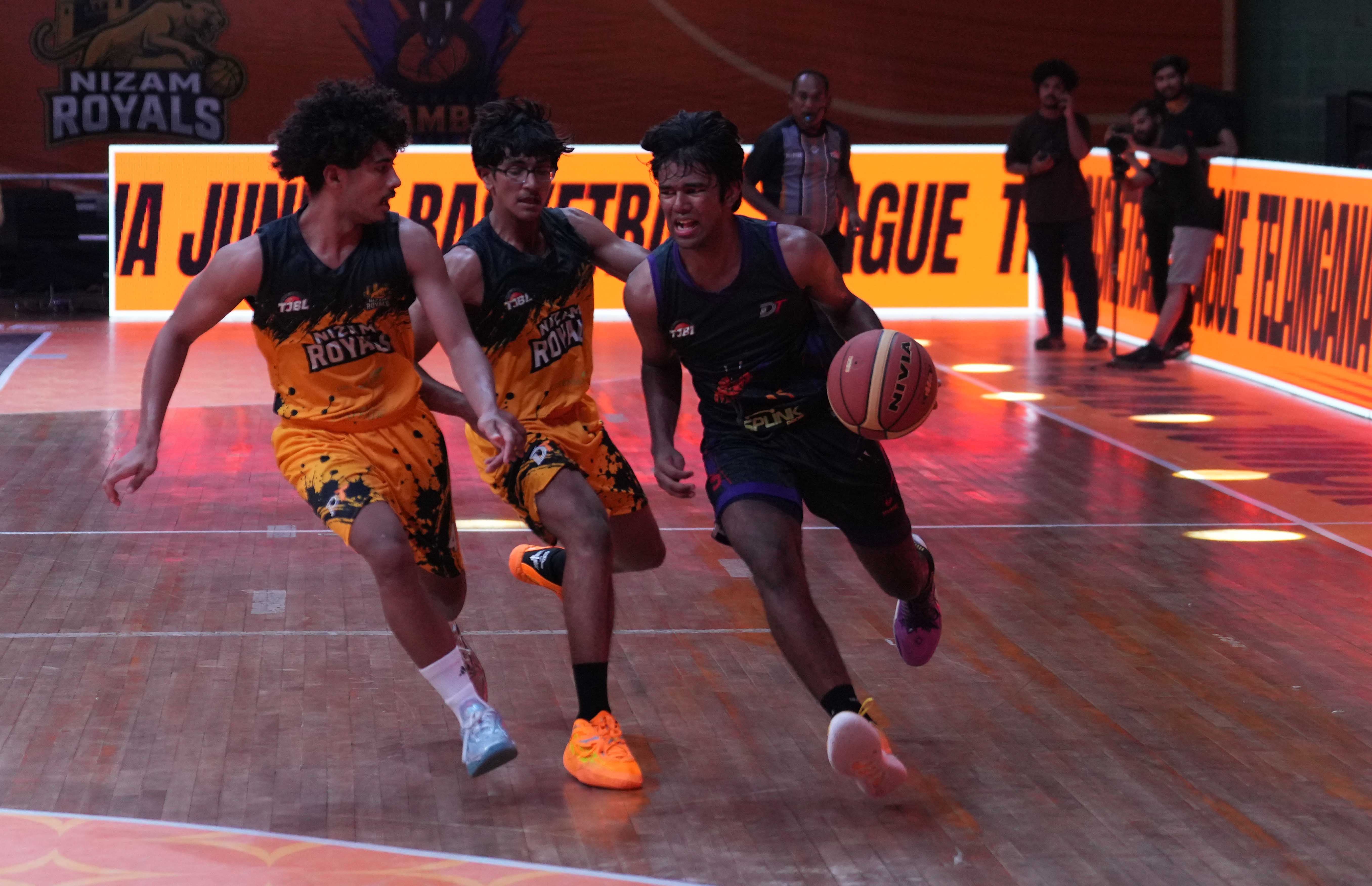 Suryansh&rsquo;s 41-point masterclass powers Vikarabad Mambas as Day 8 of TJBL delivers thrilling action in the first semi-final