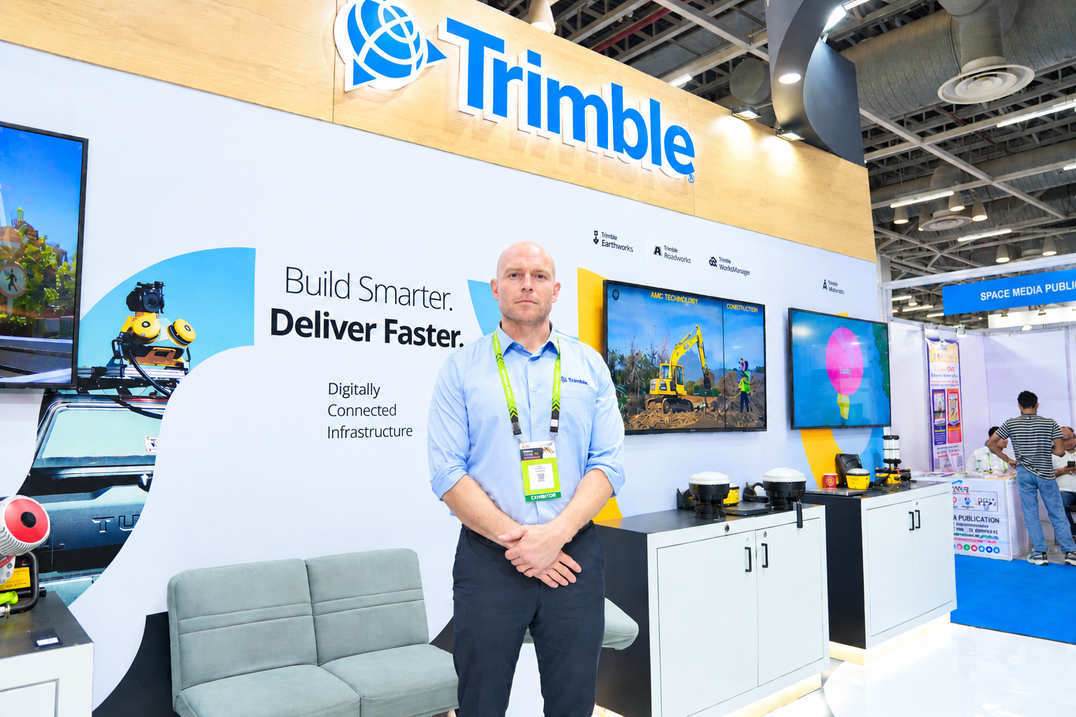 Construction-Tech Trimble Demonstrated Connected, AI-MC Jobsite Solutions at bauma CONEXPO INDIA 2026