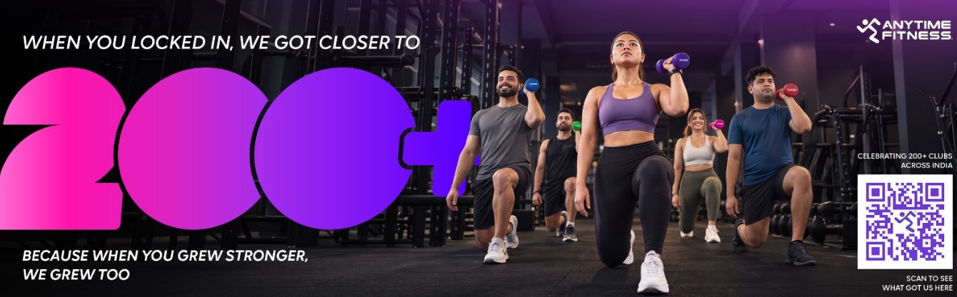 Anytime Fitness India Marks 200+ Club Milestone with Nationwide Member Celebrations Across 45+ Cities