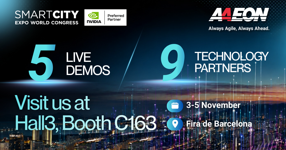AAEON to Showcase the Next Wave of Edge AI Applications at Smart City Expo 2026