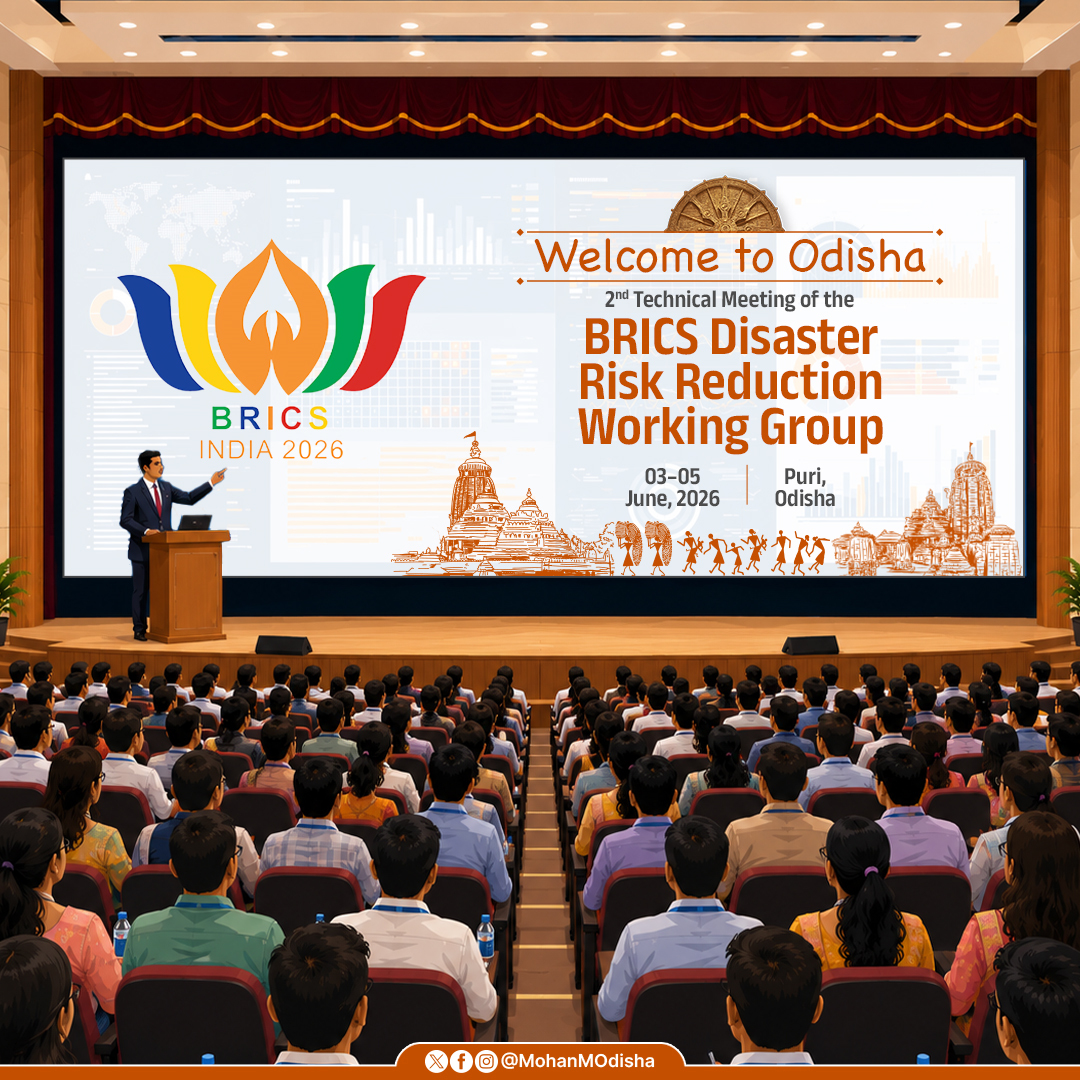 Puri Welcomes the World: Odisha Hosts Its First-Ever BRICS Conference on Disaster Risk Reduction