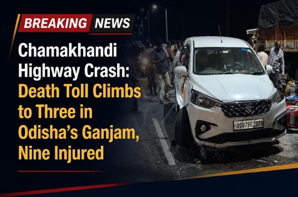 Chamakhandi Highway Crash: Death Toll Climbs to Three in Odisha&rsquo;s Ganjam, Nine Injured